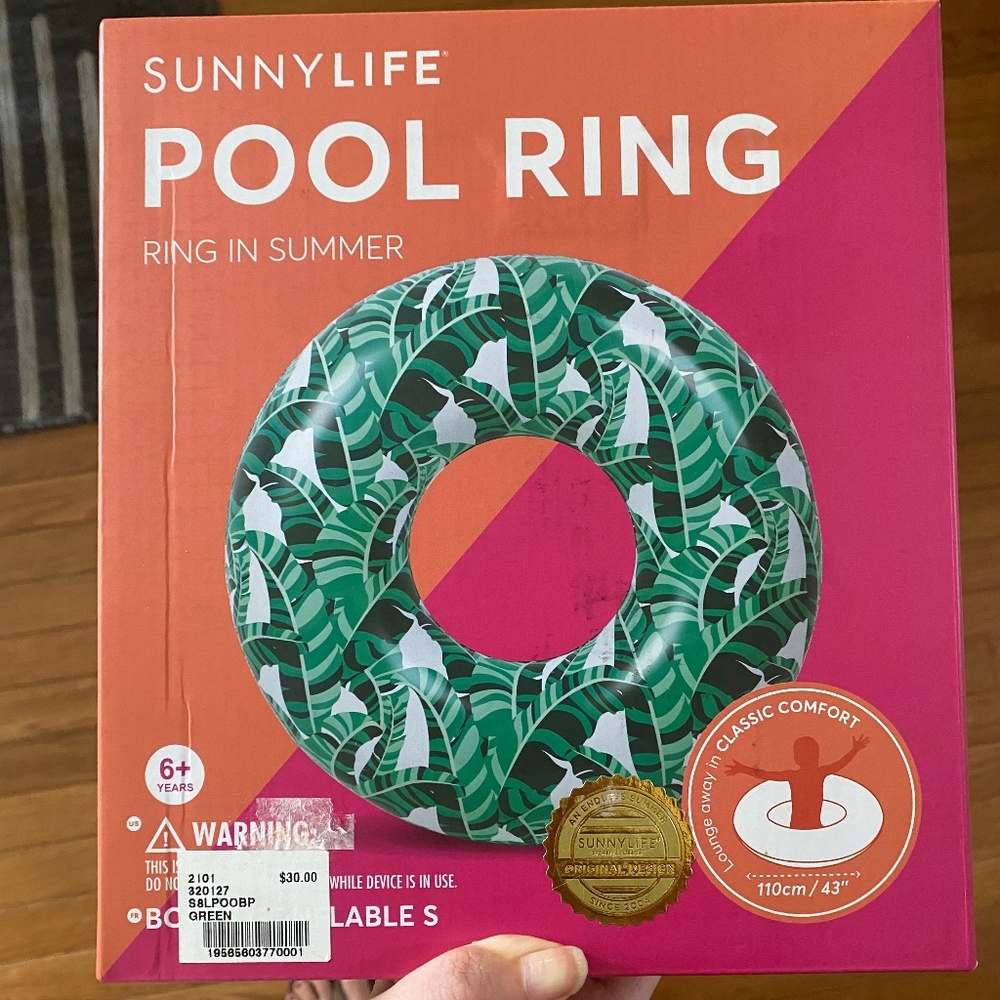 Sunnylife Inflatable Pool Ring Float